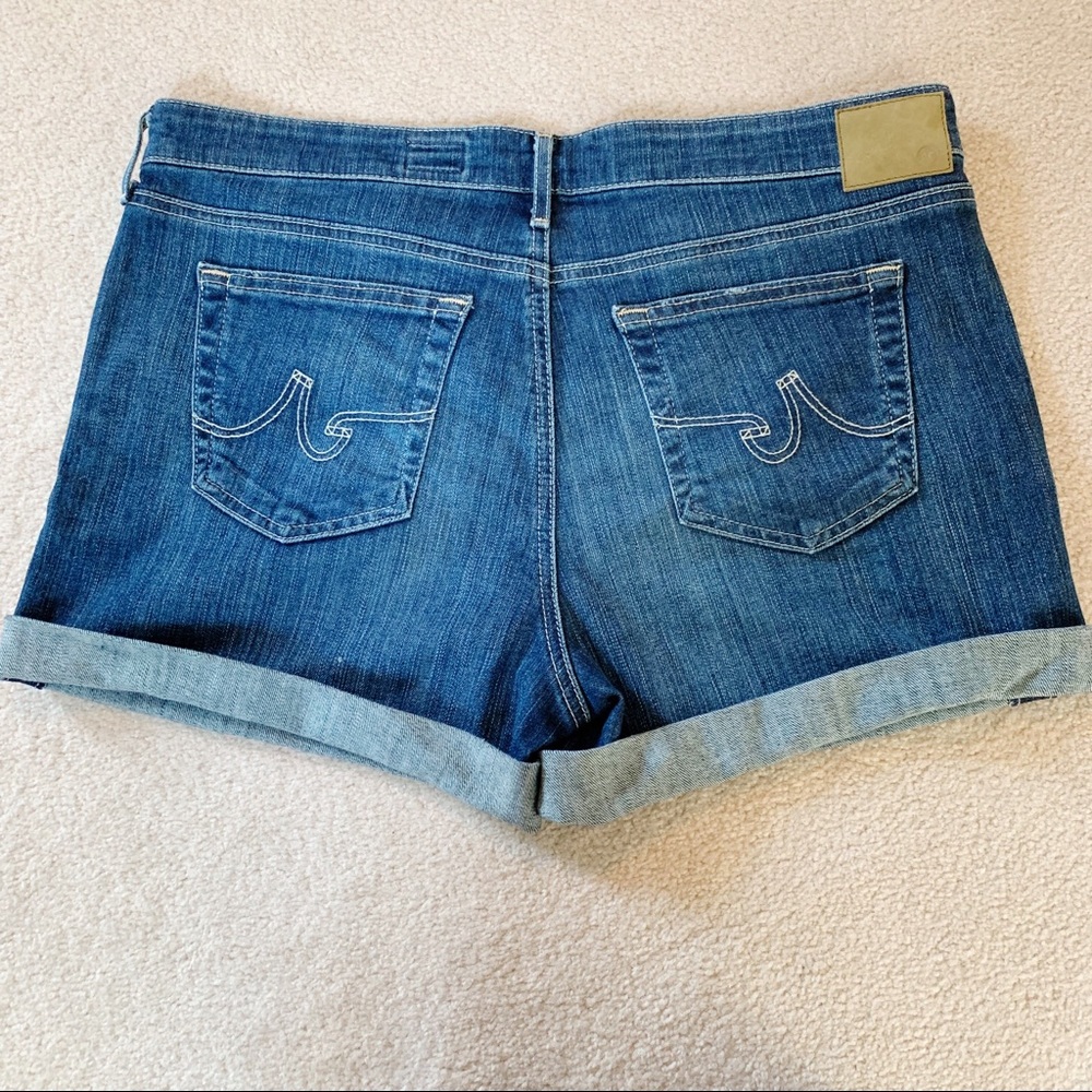 AG Hailey Ex-Boyfriend Denim Jean Shorts 32 - Picture 7 of 8